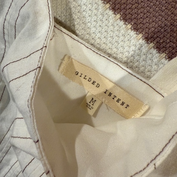 Gilded Intent White Corset Crop Top - Picture 3 of 3